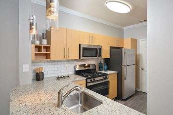 Granite countertops in select apartments